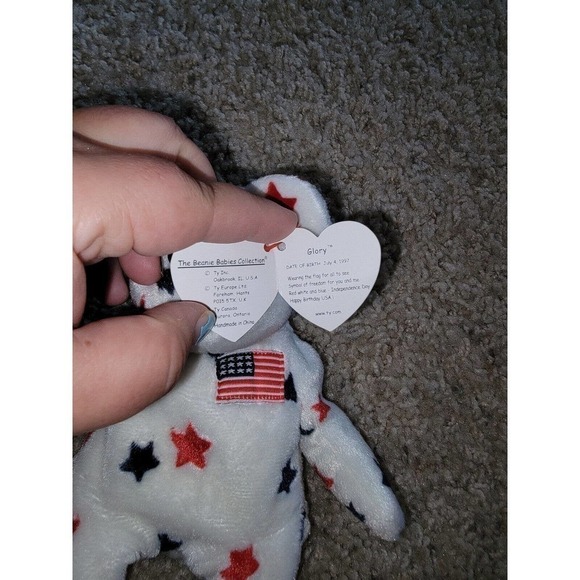 NWT TY BEANIE BABY GLORY THE BEAR - Picture 4 of 5